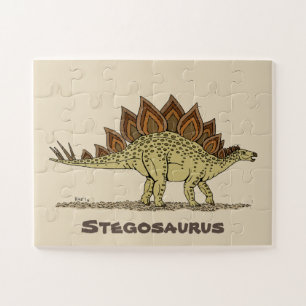 Puzzle Jurassique Dinosaure Stegosaurus