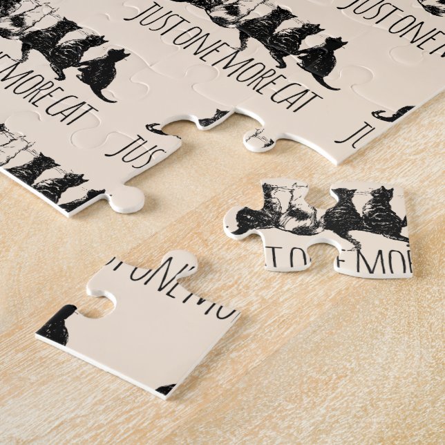 Puzzle Just One More Cat Parent Pattern (Côté)