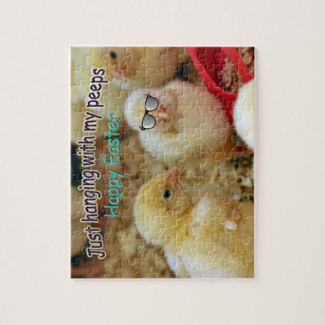 Puzzle Juste accrocher avec mes Peeps (Vertical)