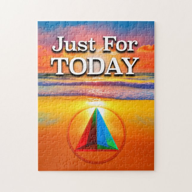 Puzzle Juste pour AUJOURD'HUI Slogan de rétablissement Pl (Vertical)