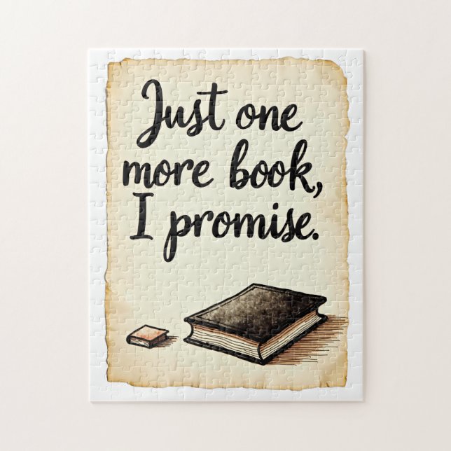 Puzzle Juste un livre de plus (Vertical)