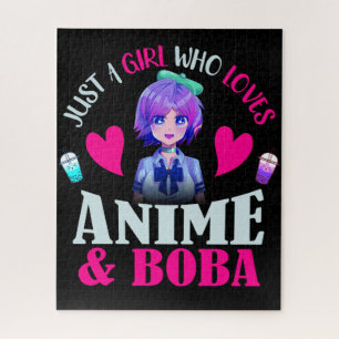 Puzzle Juste une fille qui aime Anime et Boba