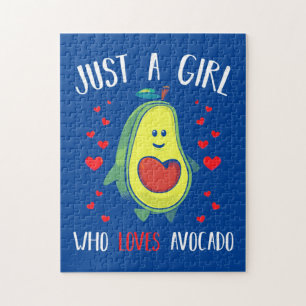 Puzzle Juste Une Fille Qui Aime L'Avocado