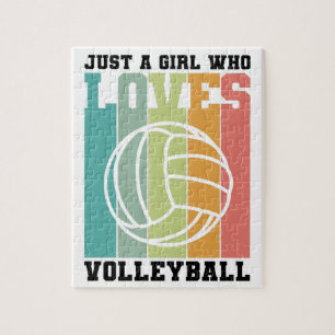Puzzle Juste une fille qui aime le volleyball