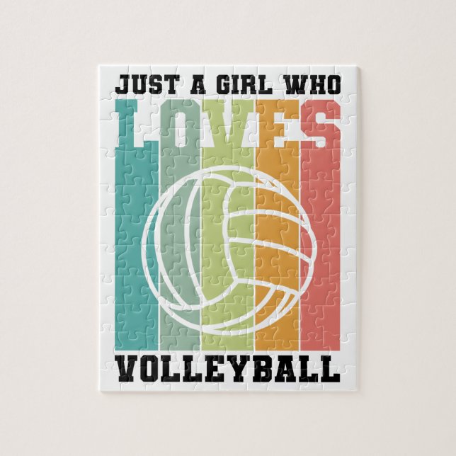 Puzzle Juste une fille qui aime le volleyball (Vertical)
