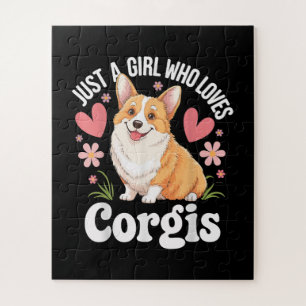 Puzzle Juste une fille qui aime les Corgis