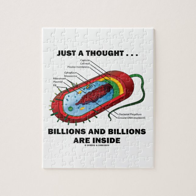 Puzzle Juste une pensée… Milliards et milliards à (Vertical)
