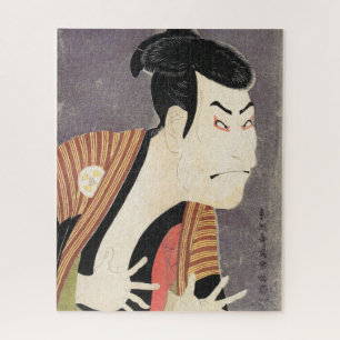 Puzzle Kabuki Actor Ōtani Oniji as Yakko Edobei woodblock