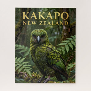 Puzzle 🦜 Kakapo Oiseau Natif de Nouvelle-Zélande