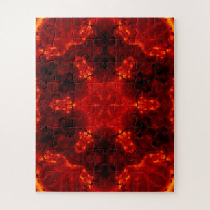 Puzzle Kaleidoscope flamboyant flocon de neige Orange Gra