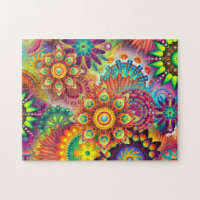 Kaleidoscope super Psychédlique Couleurs difficile