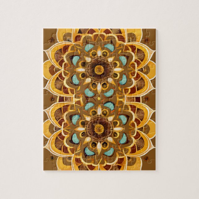 Puzzle Kaléidoscopique Vintage Mandala (Vertical)