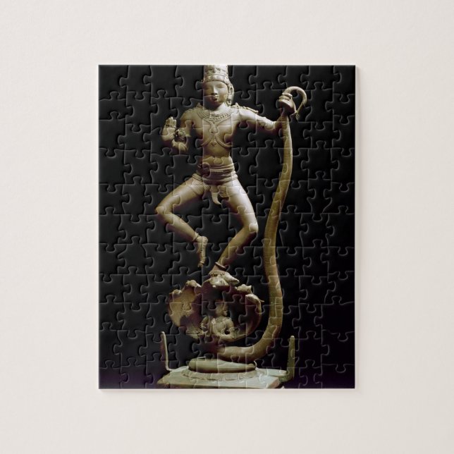 Puzzle Kaliyakrishna, Chola, Tamil Nadu (bronze) (Vertical)