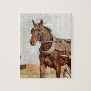 Puzzle Kalona, Iowa Amish Horse et Buggy