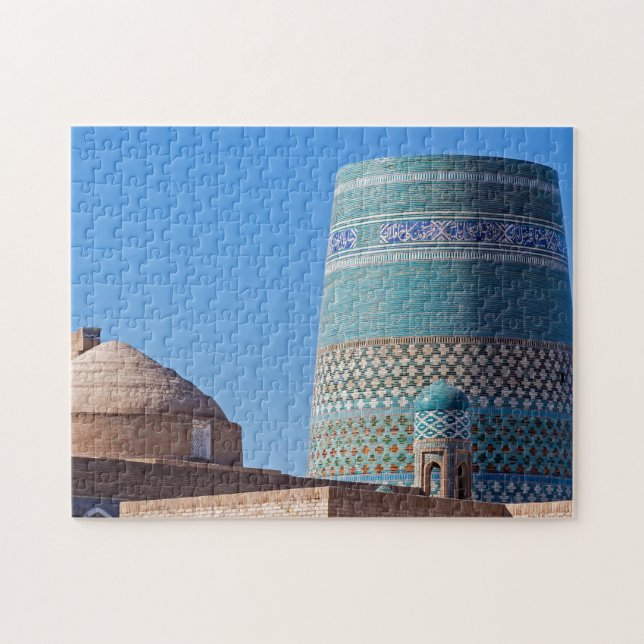 Puzzle Kalta Minor Minaret - Khiva, Uzbekistan, Asia (Horizontal)