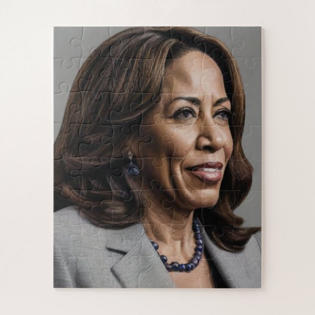 Puzzle Kamala Harris 2024 Vice-présidente de Black Women (Vertical)