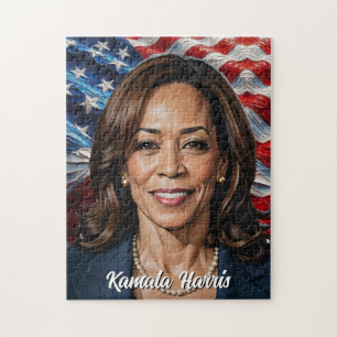 Puzzle Kamala Harris Stars et Stripes