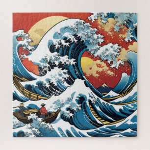 Puzzle Kanagawa Japonais La grande vague