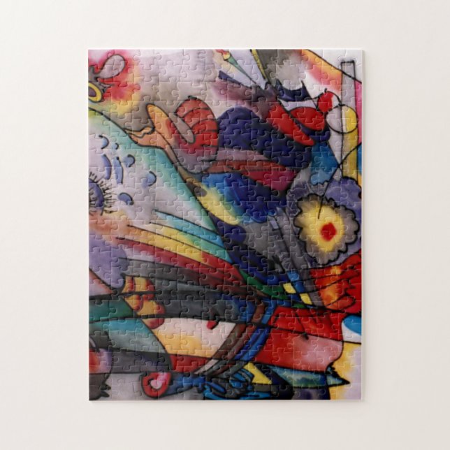 Puzzle Kandinsky 1913 Peinture artistique Abstraite (Vertical)