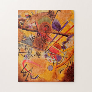 Puzzle Kandinsky Brown jaune bleu rouge