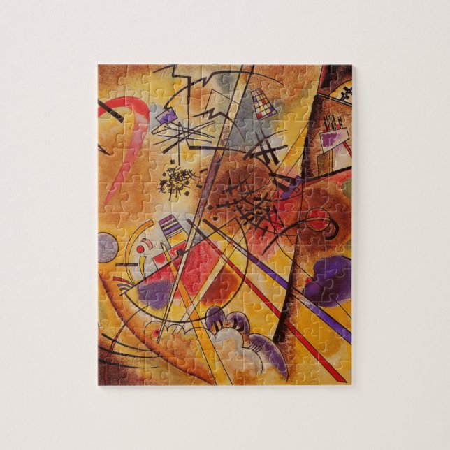 Puzzle Kandinsky Brown jaune bleu rouge (Vertical)