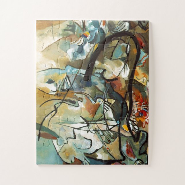 Puzzle Kandinsky Composition V Peinture Abstraite (Vertical)