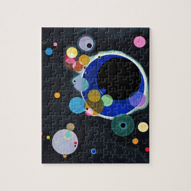 Puzzle Kandinsky Divers cercles Peinture Abstraite (Vertical)