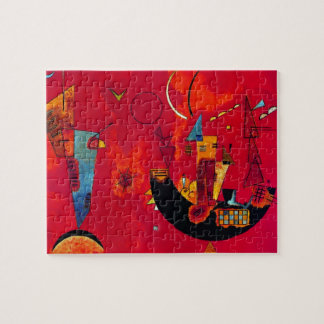 Puzzle Kandinsky Mit und Gegen Red Abstrait Peinture