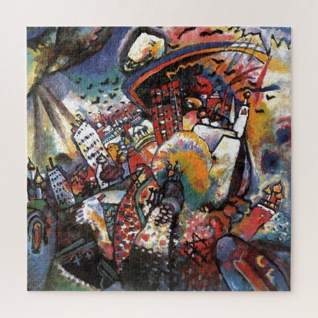 Puzzle Kandinsky Moscou I Cityscape Art Abstrait (Vertical)