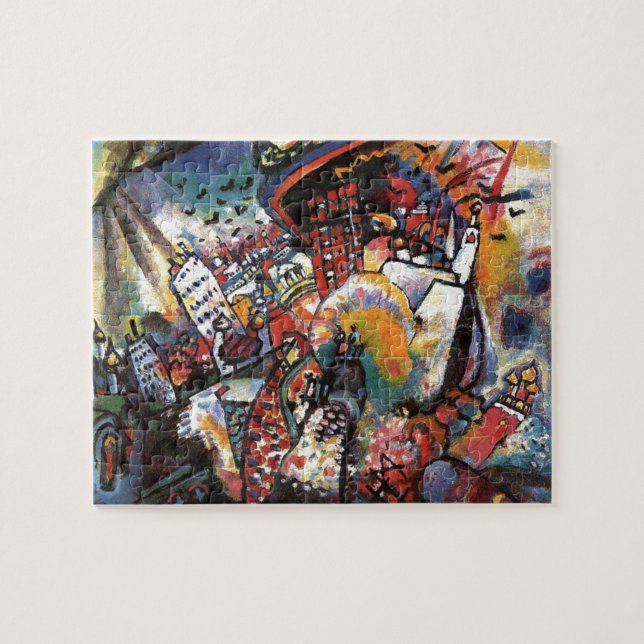 Puzzle Kandinsky Moscou I Cityscape peinture Abstraite (Horizontal)