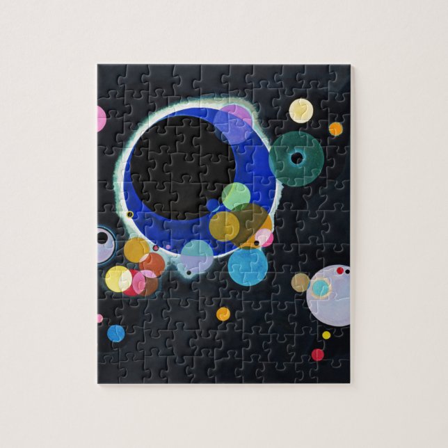Puzzle Kandinsky Plusieurs Cercles Artwork (Vertical)