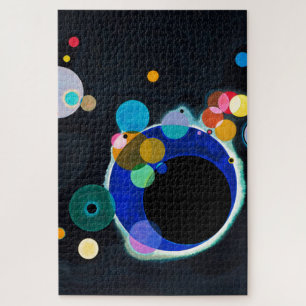 Puzzle Kandinsky Plusieurs cercles Peinture d'art Abstrai