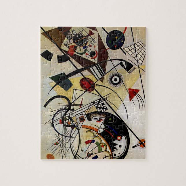 Puzzle Kandinsky Transverse ligne ininterrompue Art Abstr (Vertical)