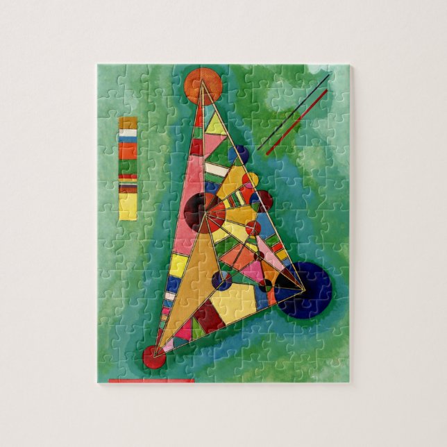 Puzzle Kandinsky - Triangle multicolore (Vertical)