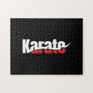 Puzzle Karate Arts Martiaux Swish Abstrait