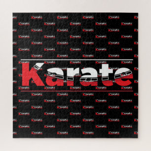 Puzzle Karate Martial Arts Rouge