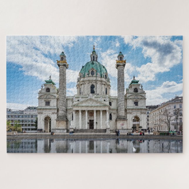 Puzzle Karlskirche in Vienna, Austria (Horizontal)