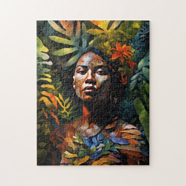 Puzzle « Karuma » Jungle Dream - Femmes en Amazonie    (Vertical)