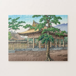 Puzzle Kashiwara Sanctuaire paysage estival hanga japonai
