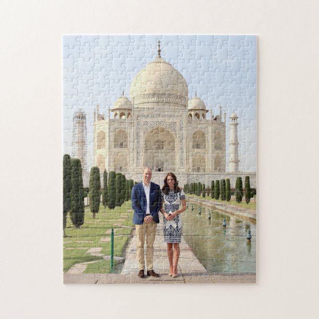 Puzzle Kate et William - Taj Mahal (Vertical)