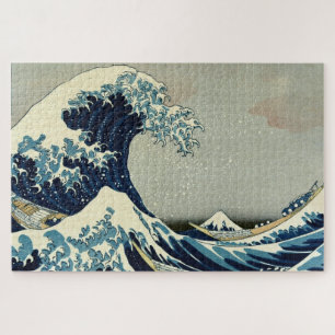 Puzzle Katsushika Hokusai dans La Grande Vague au large d