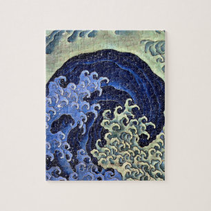Puzzle Katsushika Hokusai, Vintage japonaise de la vague 