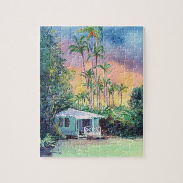 Puzzle Kauai Sunset Vacation Cottage Tropical Jeu (Vertical)