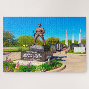 Puzzle Kaufman County Veterans Memorial Normandy France