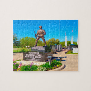 Puzzle Kaufman County Veterans Memorial Normandy France