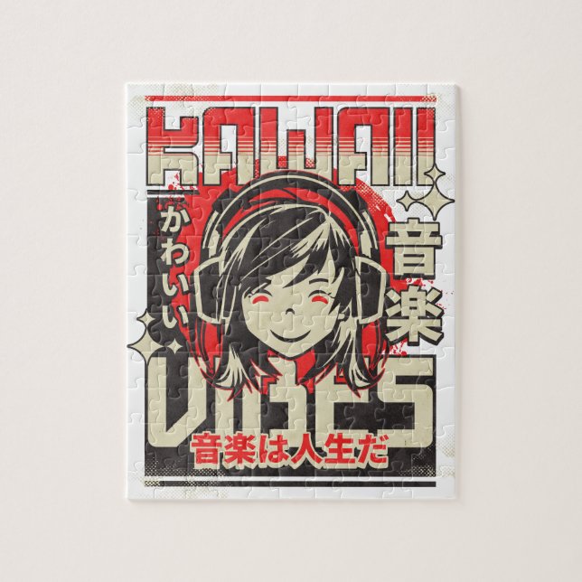 Puzzle Kawaii Vibes (Vertical)