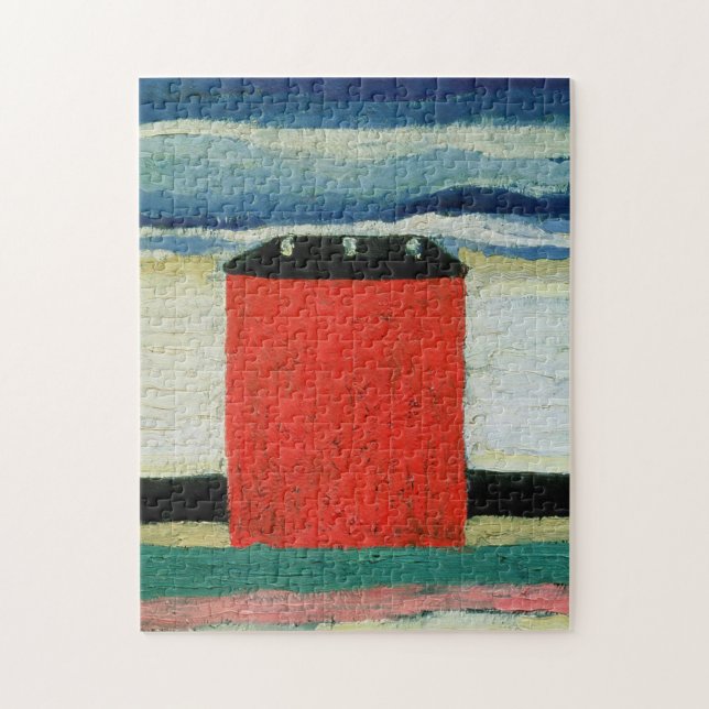 Puzzle Kazimir Malevich - Maison rouge (Vertical)