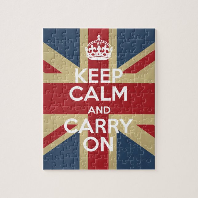 Puzzle Keep Calm and Carry (Vertical)