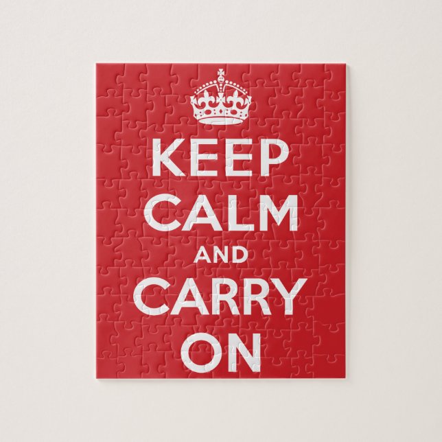 Puzzle Keep Calm and Carry (Vertical)