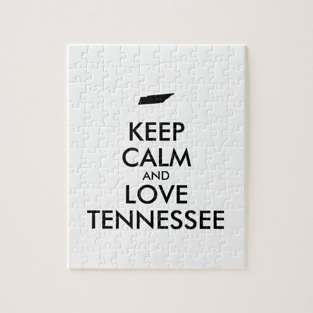 Puzzle KEEP CALM et LOVE TENNESSEE (Vertical)